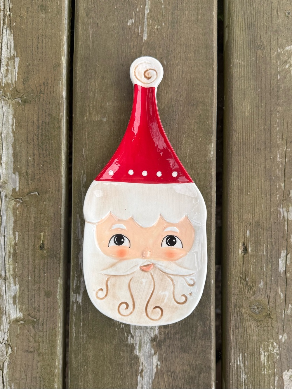 Johanna Parker Vintage Inspired Santa Claus Spoon Rest